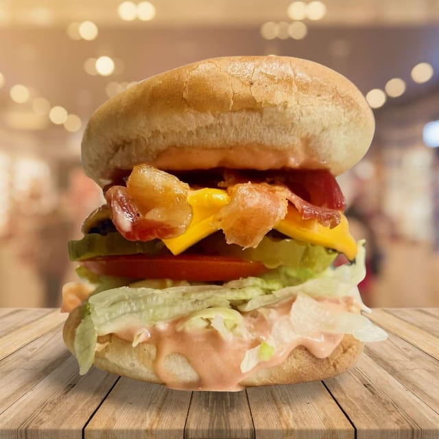 Junior Bacon Cheeseburger.