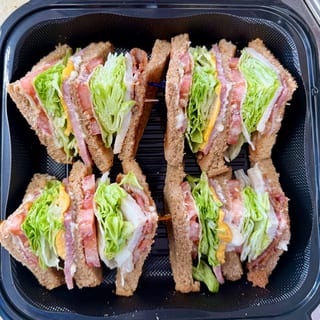Club Sandwich — 2 oz ham, 2 oz turkey, 2 bacon strips