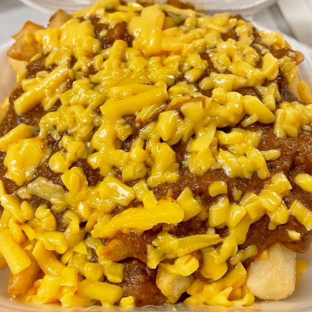 Small Chili Cheese Fries.