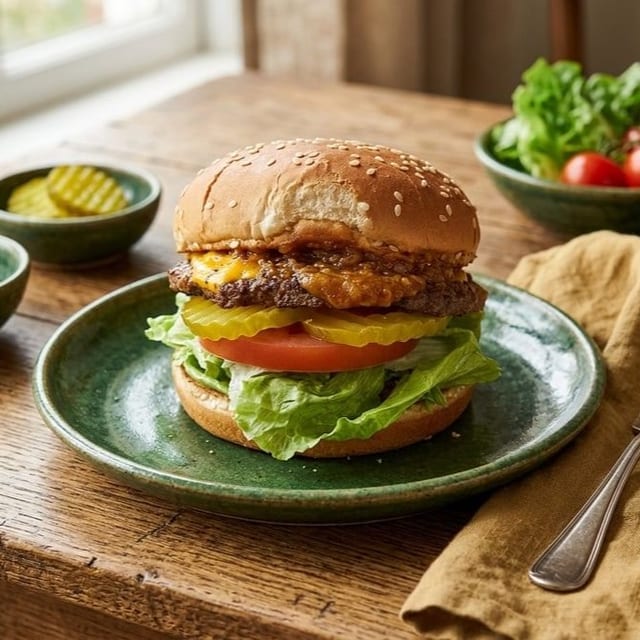 Junior Chili Cheeseburger Combo.