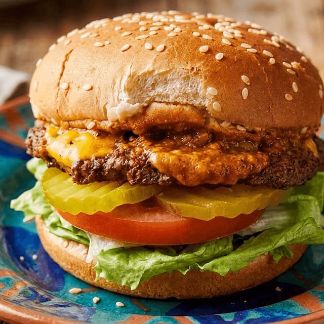 Junior Chili Cheeseburger.